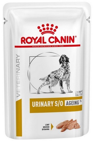 Royal Canin Veterinary Diet Canine Urinary S/O Ageing +7 saszetka 85g