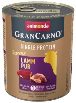 Animonda GranCarno Single Protein Jagnięcina puszka 800g