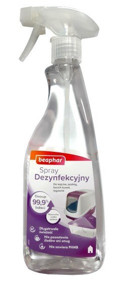 Beaphar Disinfection Spray - płyn do dezynfekcji w sprayu 500ml