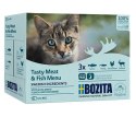 Bozita Cat Multibox z mięsem i rybą w sosie saszetki 12x85g