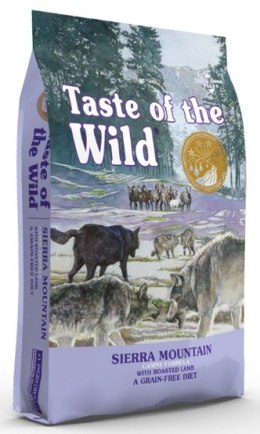 Taste of the Wild Sierra Mountain Canine z mięsem z jagnięciną 5,6kg