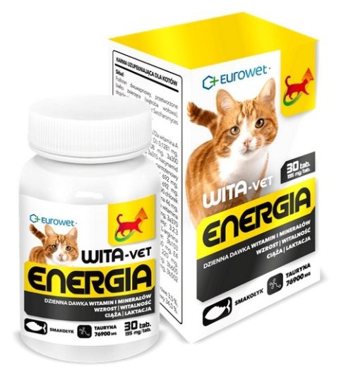 Wita-Vet Kot Energia Junior + Adult 30tabl