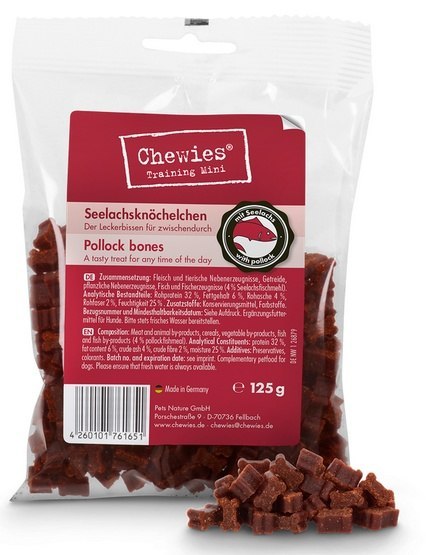 Chewies Goodies (Training) Kosteczki Mini Łosoś 125g