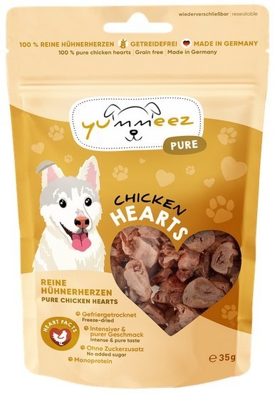 Yummeez Pure Serca kurczaka 35g