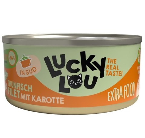 Lucky Lou Extrafood Tuńczyk & Marchewka w bulionie puszka 70g