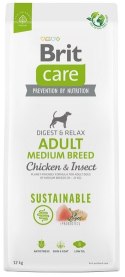 Brit Care Sustainable Adult Medium Breed Chicken & Insect 12kg