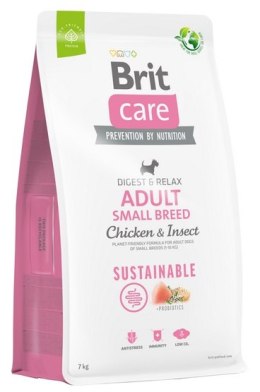 Brit Care Sustainable Adult Small Breed Chicken & Insect 7kg