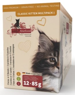 Catz Finefood Classic Kitten Multipack saszetki 12x85g