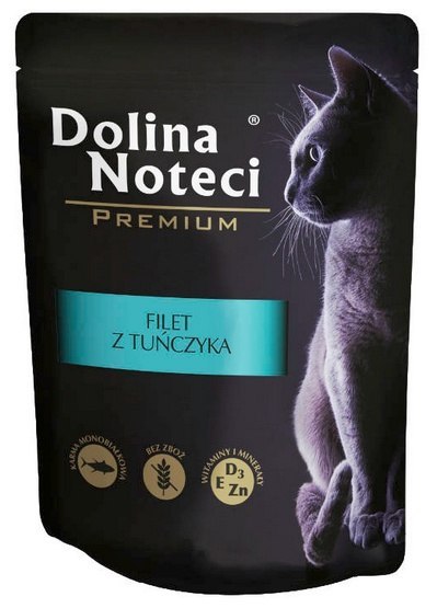 Dolina Noteci Premium Kot Filet z tuńczyka saszetka 85g