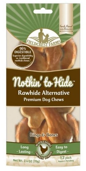 Nothin' to Hide Ring & Bones - chipsy krążki i kostki kurczak 12szt/70g