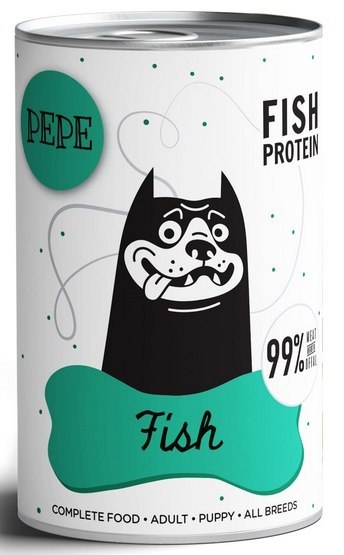 Paka Zwierzaka PEPE Fish (ryby) puszka 400g