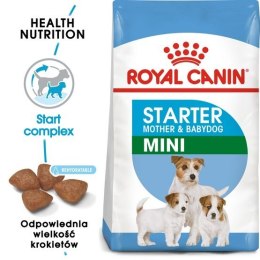 Royal Canin Mini Starter Mother&Babydog karma sucha dla szczeniąt do 2 miesiąca i suk karmiących ras małych 4kg