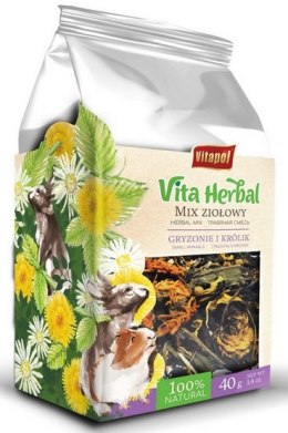 Vitapol Vita Herbal Mix ziolowy dla gryzoni i królika 40g