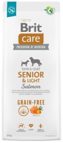 Brit Care Grain Free Senior & Light Salmon 12kg