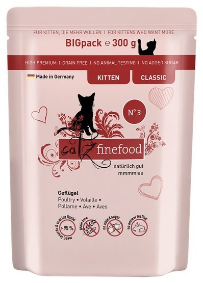 Catz Finefood Classic Kitten N.03 Drób saszetka 300g