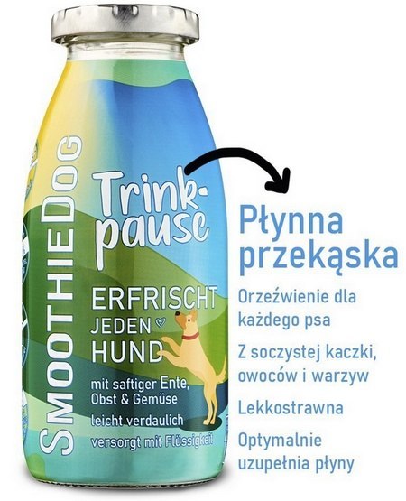 SmoothieDog Płynna przekąska - kaczka 250ml