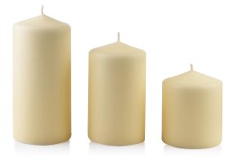 Świeca CLASSIC CANDLES walec mały 8xh10cm kremowa