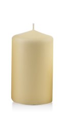 Świeca CLASSIC CANDLES walec średni 8xh14cm kremowa