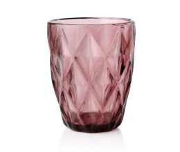 ELISE PINK Komplet 6 szklanek 250ml8xh9,8cm