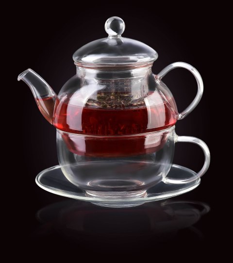 PETER Tea for one dzbanek z filiżanką 350ml/420ml 13,5x18xh15cm