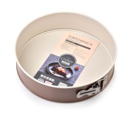 DELICATE Tortownica 24cm NON-STICK CAFFE CREME COOKINI