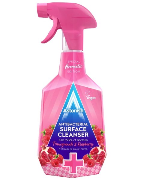 ASTONISH Antybakteryjny płyn POMEGRANATE&RASPBERRY 750ml SPRAY