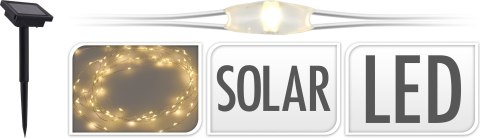 Girlanda solarna 100LED 200cm 1xAA 1,2V