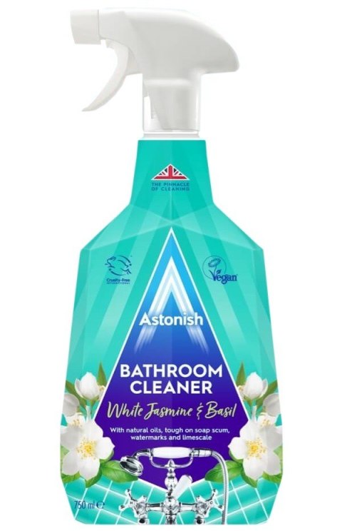 ASTONISH Płyn do mycia łazienek 750ml BATHROOM CLEANER WHITE JASMINE&BASIL