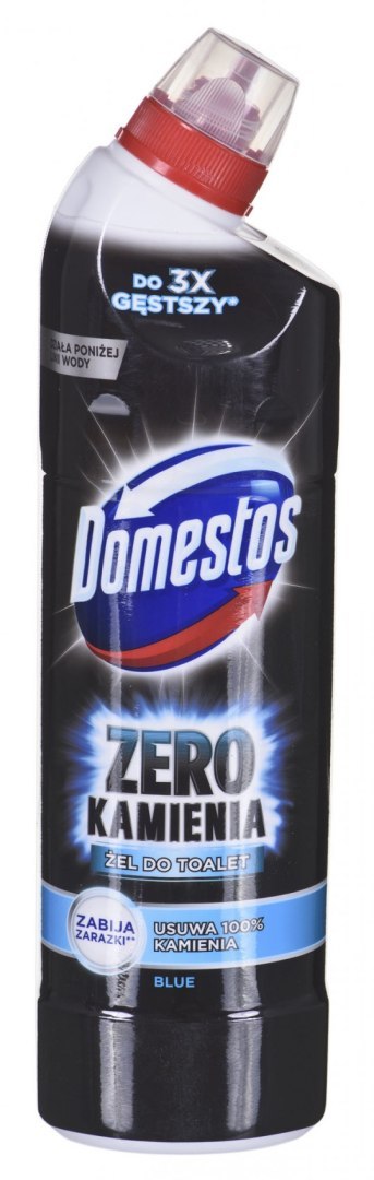 DOMESTOS ZERO Płyn do WC 750ml ZERO niebieski