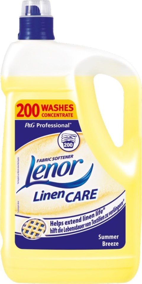 LENOR 5,00L płyn do płukania 200p Summer żółty