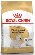 Royal Canin West Highland White Terrier Adult karma sucha dla psów dorosłych rasy west highland white terrier 3kg