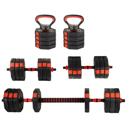 HANTLA KOMPOZYTOWA KETTLEBELL 4W1 20KG EB FIT