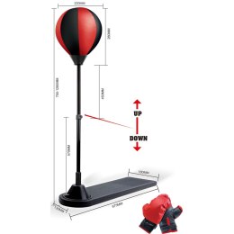 ZESTAW BOKSERSKI ENERO DLA DZIECI REGULOWANY 75-128CM Z RĘKAWICAMI