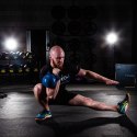 KNV10 BLUE KETTLEBELL ŻELIWNY POKRYTY WINYLEM HMS