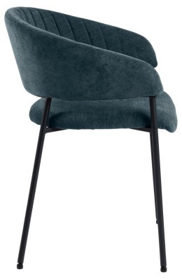 Krzesło Ann granatowe/czarne