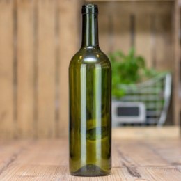 Butelka na wino BORDEAUX 750ml oliwkowa