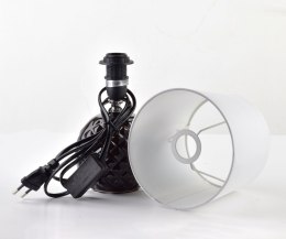 LETI BLACK Lampa stołowa 11x9xh28,5cm