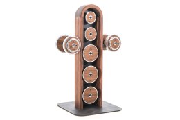 Zestaw obciążeń ze stojakiem NOHRD WeightPlate Tower Oak Dąb