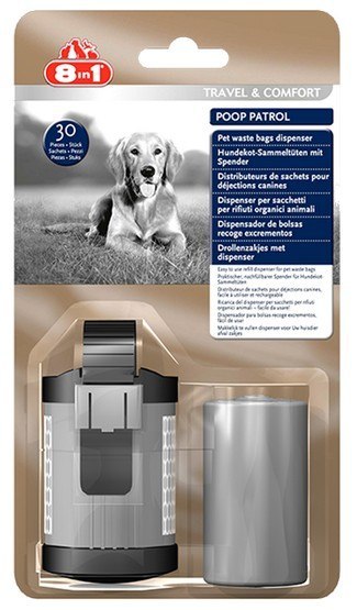 8in1 Pojemnik i worki na odchody Poop Patrol Dispenser & Pet Waste Bags