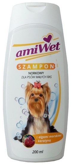 Amiwet Szampon norkowy dla małych psów 200ml