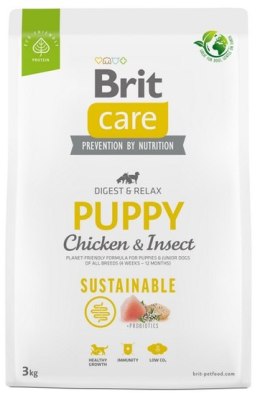 Brit Care Sustainable Puppy Chicken & Insect 3kg