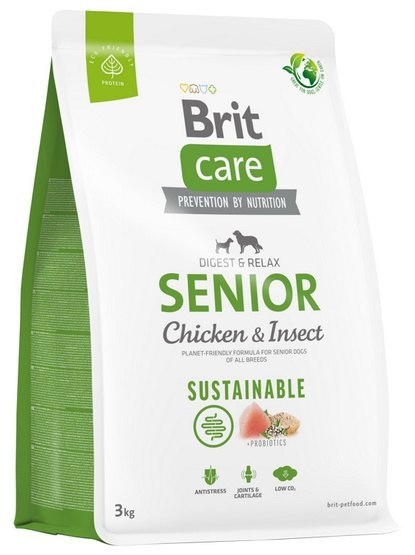 Brit Care Sustainable Senior Chicken & Insect 3kg