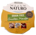 Naturo Kot Adult Kurczak Grain Free tacka 85g