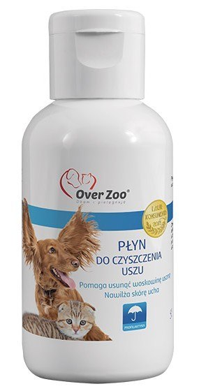 Over Zoo Płyn do czyszczenia uszu dla psa i kota 50ml