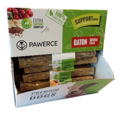 Pawerce Support Bar Medium Breeds display 24x60g