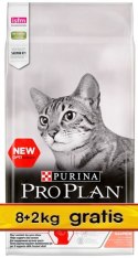 Purina Pro Plan Cat Adult Sterilised Vital Functions Łosoś 10kg (8+2kg gratis)