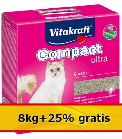 Żwirek Vitakraft Compact Ultra 8kg+25% gratis (10kg) [2489327]