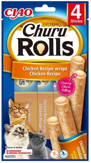 Inaba Ciao Cat Churu Rolls Chicken Wraps Kurczak 40g