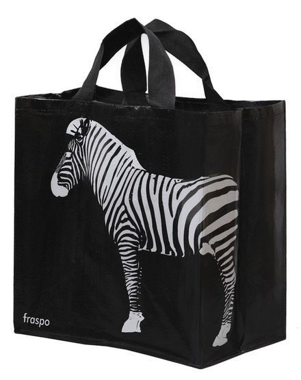 Torba Animals 24L zebra czarna