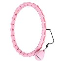 HHW11 PLUS SIZE HULA HOP LIGHT PINK Z WYPUSTKAMI I OBCIĄŻNIKIEM HMS